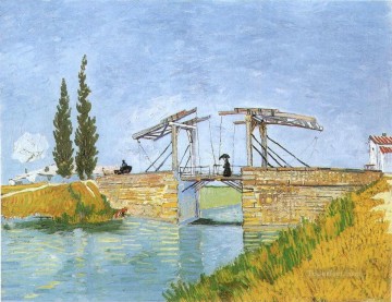  Bridge Art Painting - The Langlois Bridge Vincent van Gogh